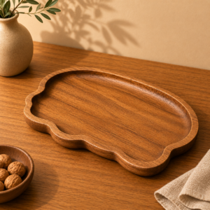 Acacia Wood Cloud-shaped Plate