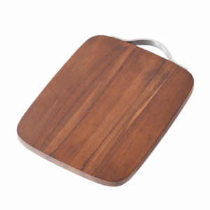 Acacia Wood and 430 Stainless Steel Cutting Board