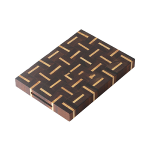 Carbonized Acacia and Rubber Wood End-Grain Cutting Board