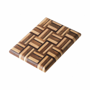 Mixed Wood End-Grain Cutting Board