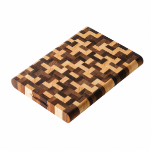 Mixed Wood End-Grain Cutting Board