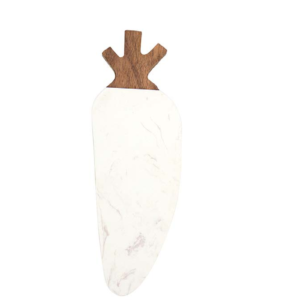 Acacia Wood and Marble Charcuterie Board